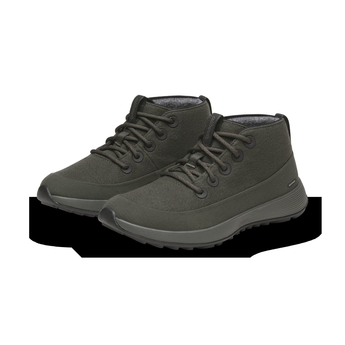Women's Wool Runner NZ Mid Waterproof - Dark Jungle (Dark Jungle Sole)