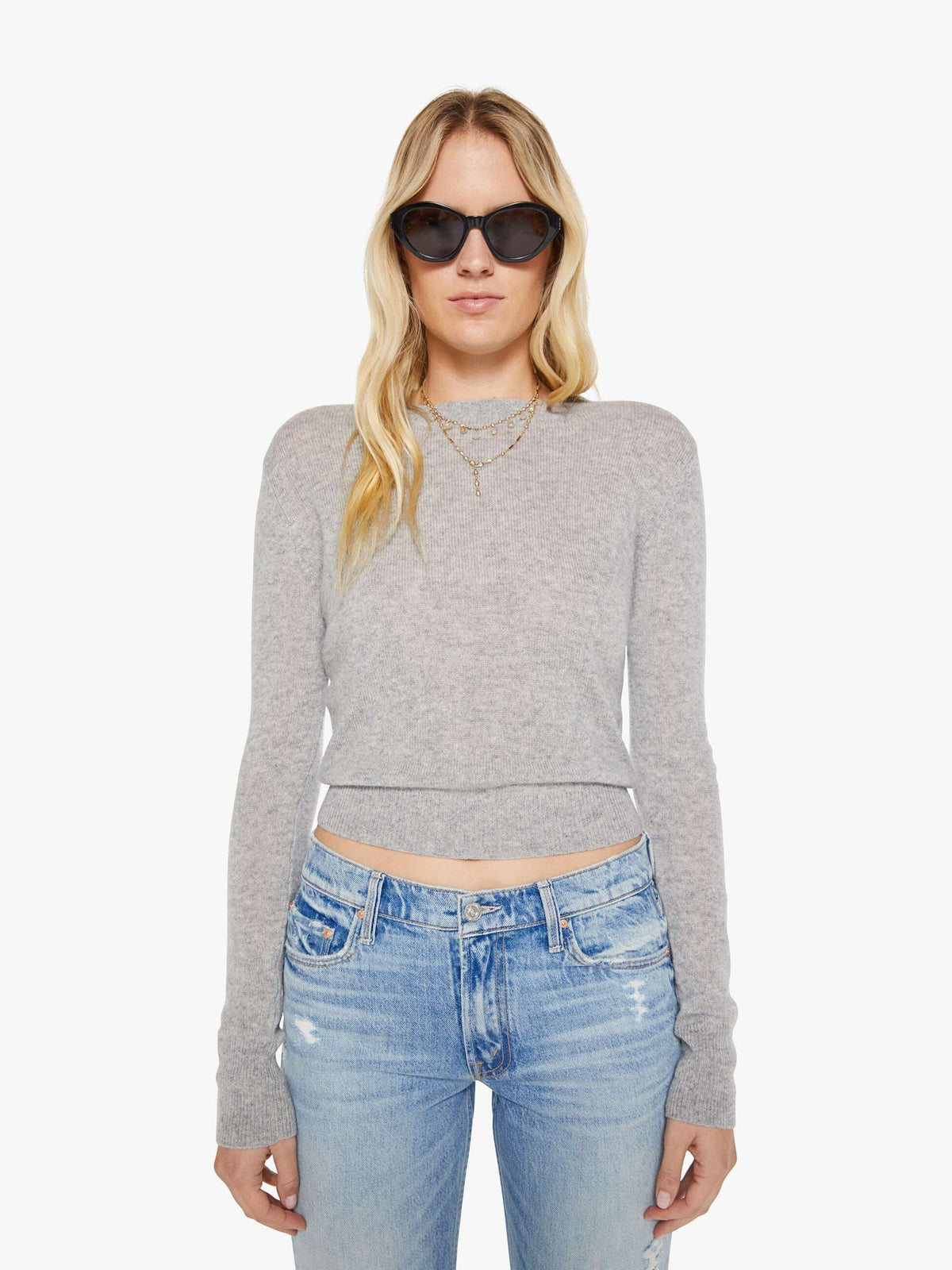 Mother Denim Eterne Francis Sweater Grey