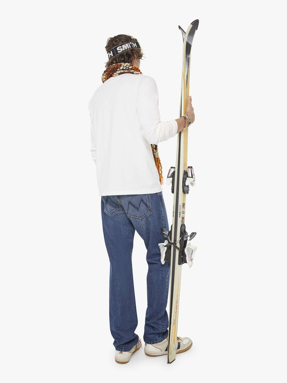 Mother Denim THE MEGA NEAT FIRST ROUND ON ME Blue (Medium)