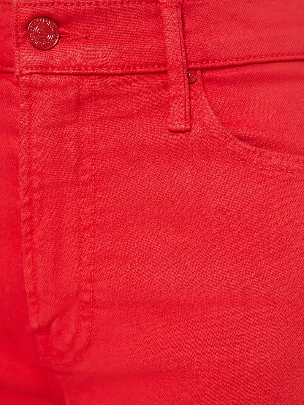 Mother Denim The Kick It Tango Red
