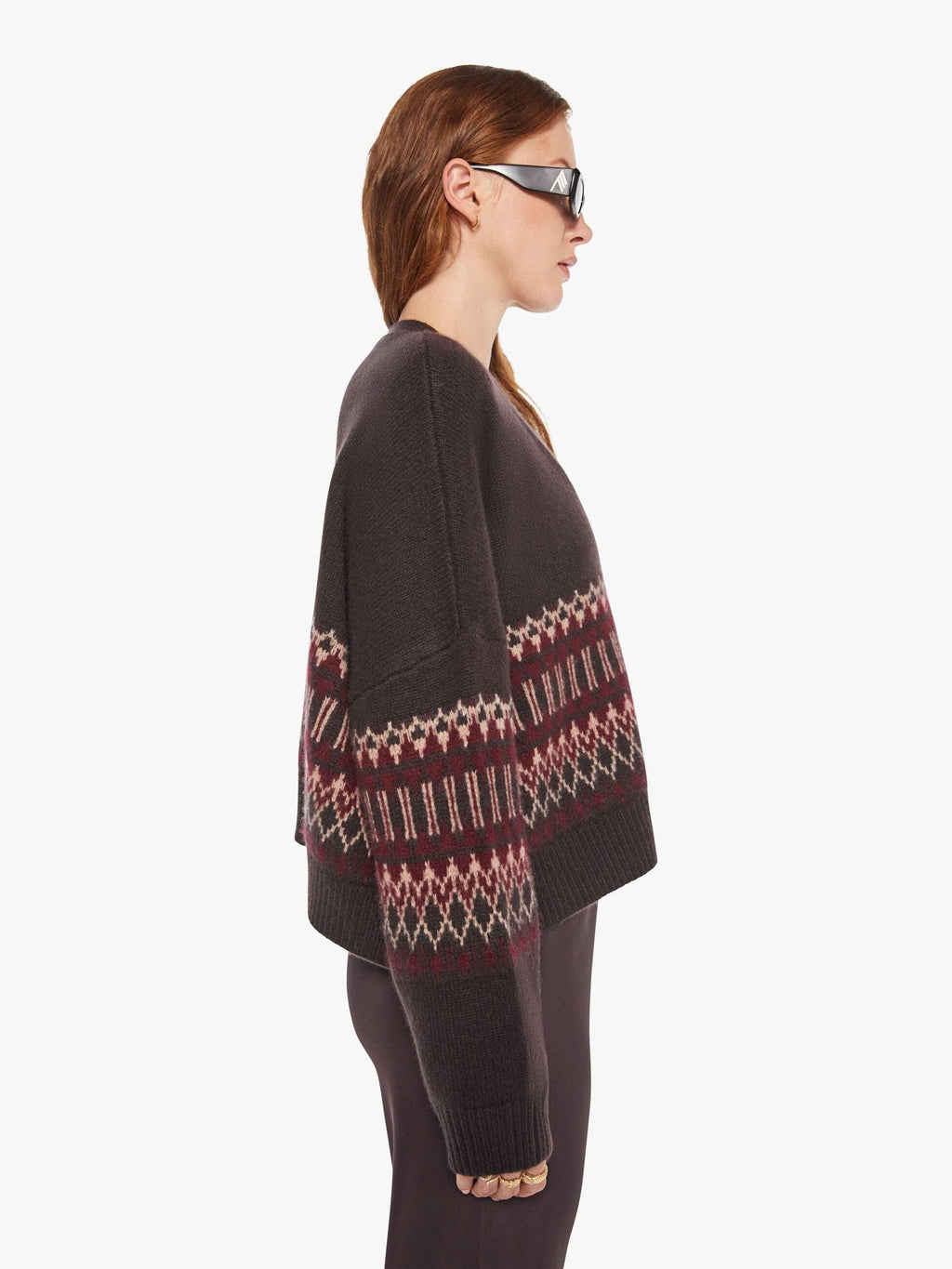 Mother Denim SABLYN Elliot B Cardigan OAK TREE MULTI