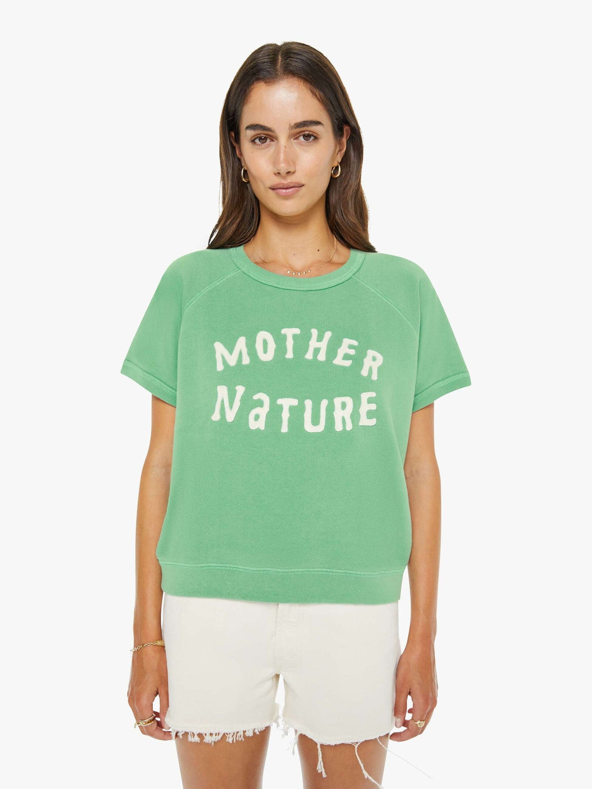 Mother Denim The Dodger Short Fray Natural Selection