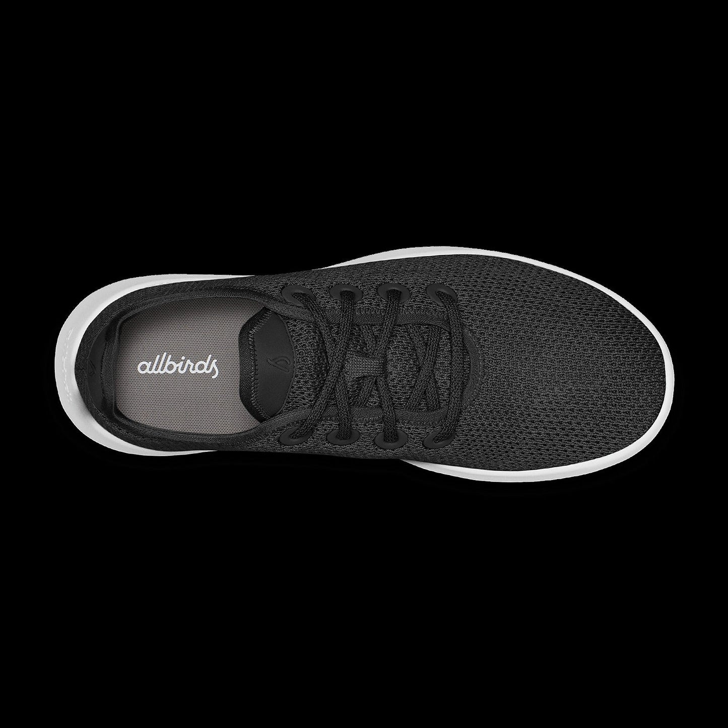 Women's Tree Runner - Jet Black (White Sole)