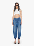 Mother Denim SNACKS! The Peeler Jogger Ankle Blue (Medium)