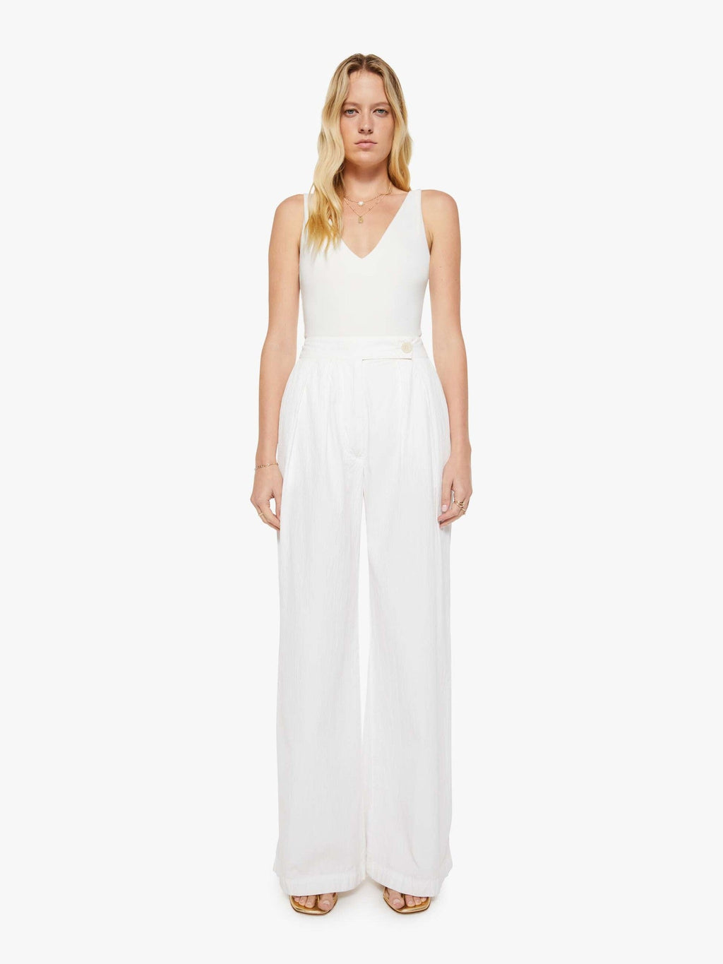 Mother Denim SABLYN Brooke B Trouser WHITE