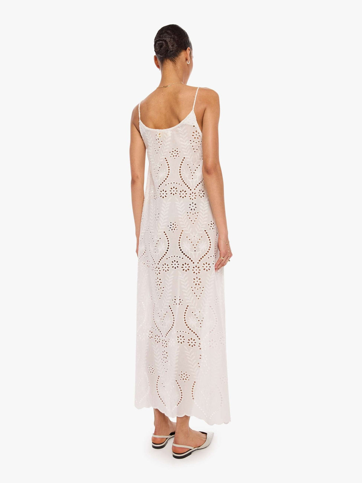 Mother Denim Natalie Martin Heather Maxi ATHENA EMBROIDERY SALT