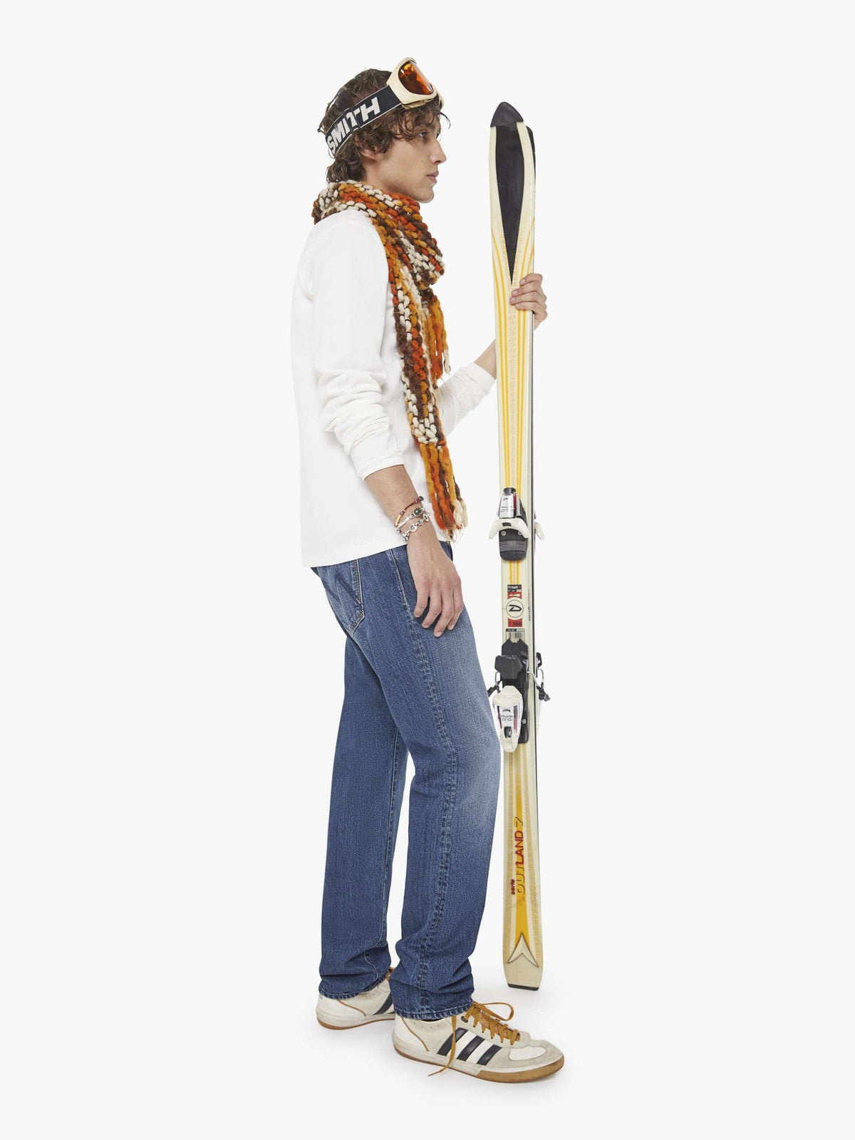 Mother Denim THE MEGA NEAT FIRST ROUND ON ME Blue (Medium)