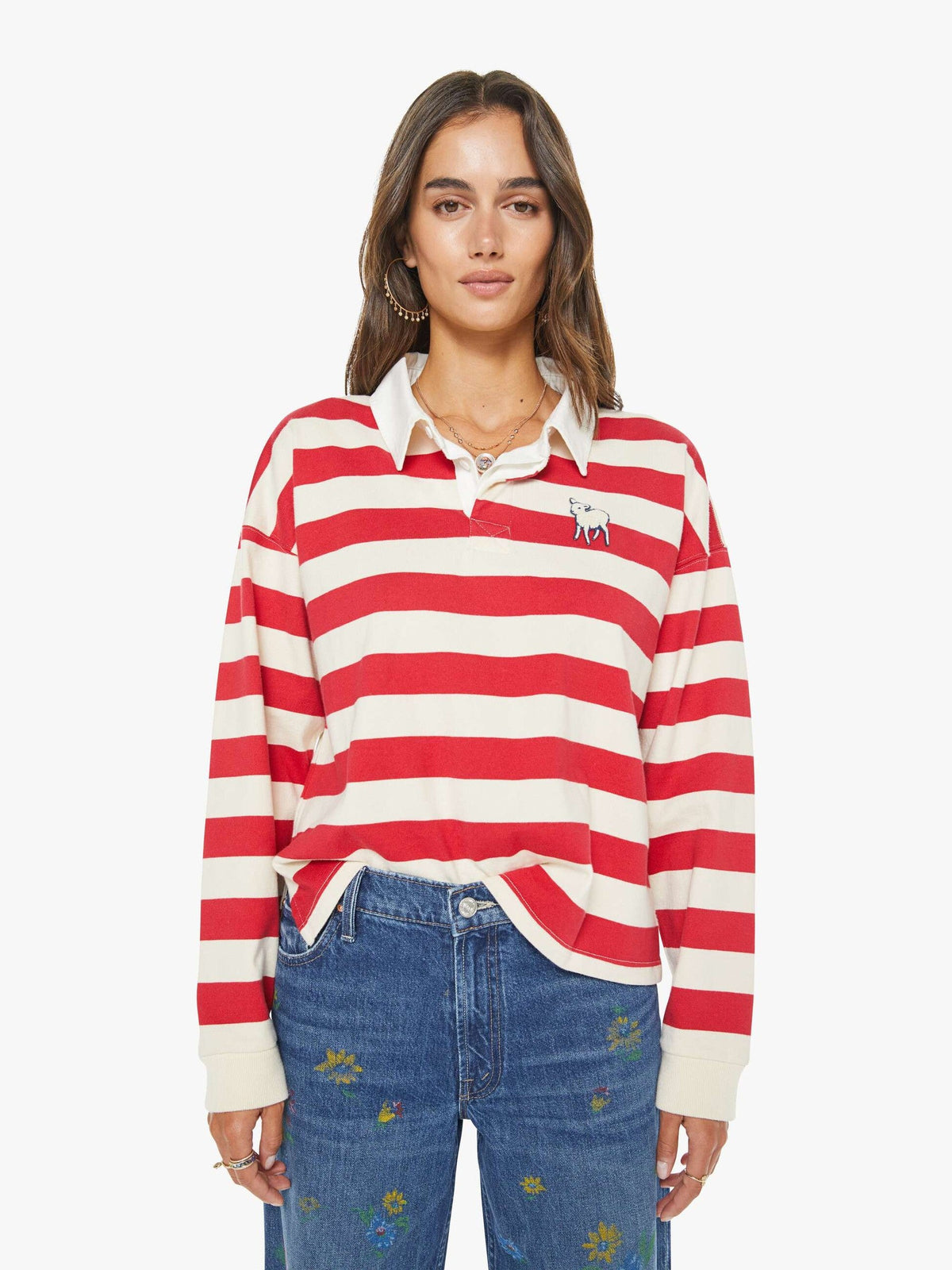 Mother Denim The Lil Goodie Bell Rose Bowl