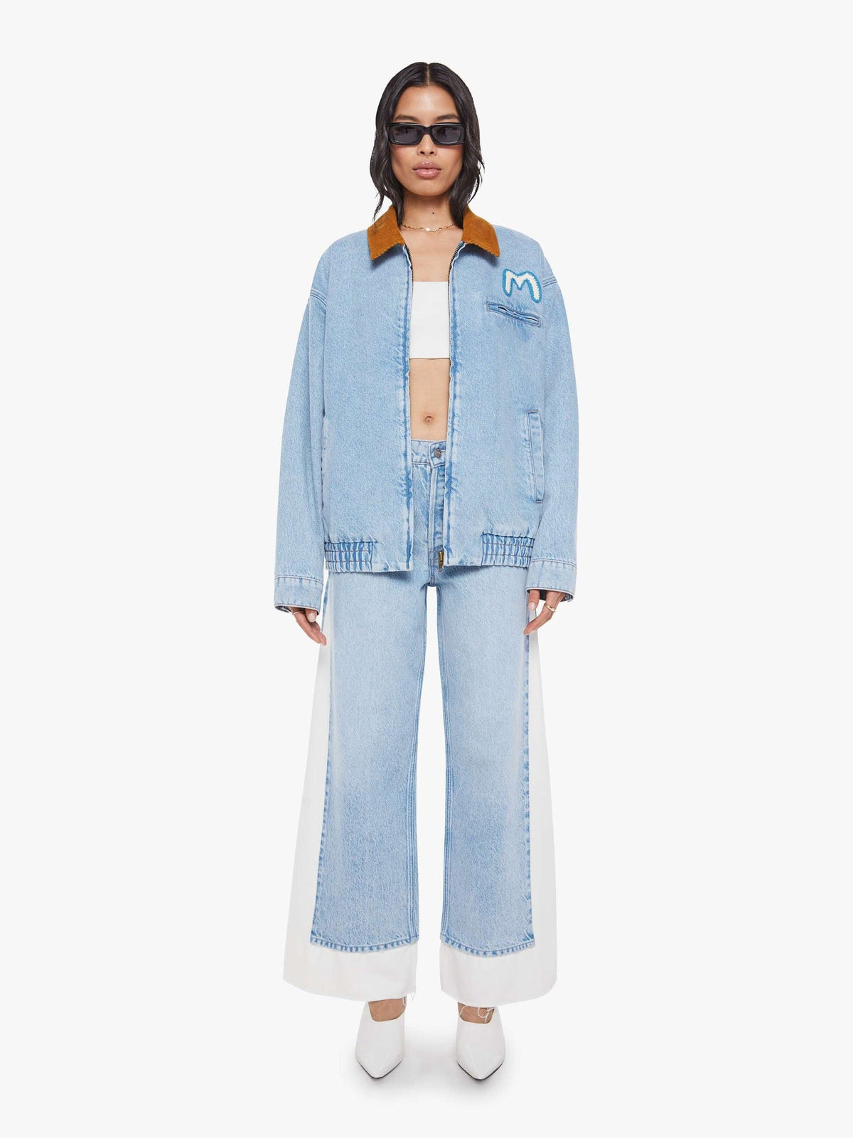Mother Denim SNACKS! The Nacho Double Dip Nerdy Fray Deep Fried