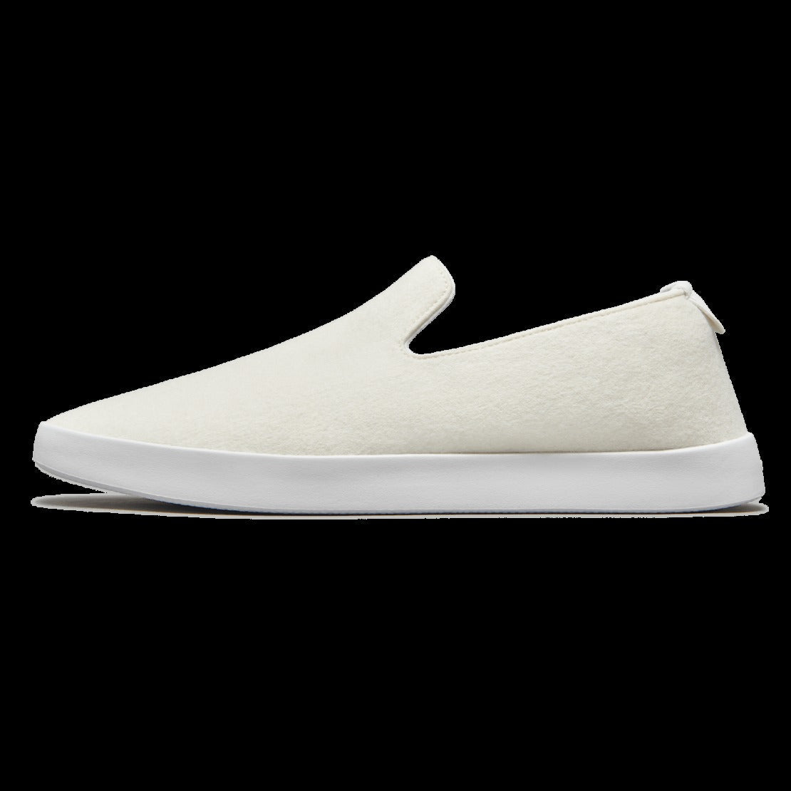 Men's Wool Lounger - Natural White (White Sole)