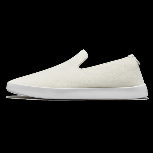 Men's Wool Lounger - Natural White (White Sole)