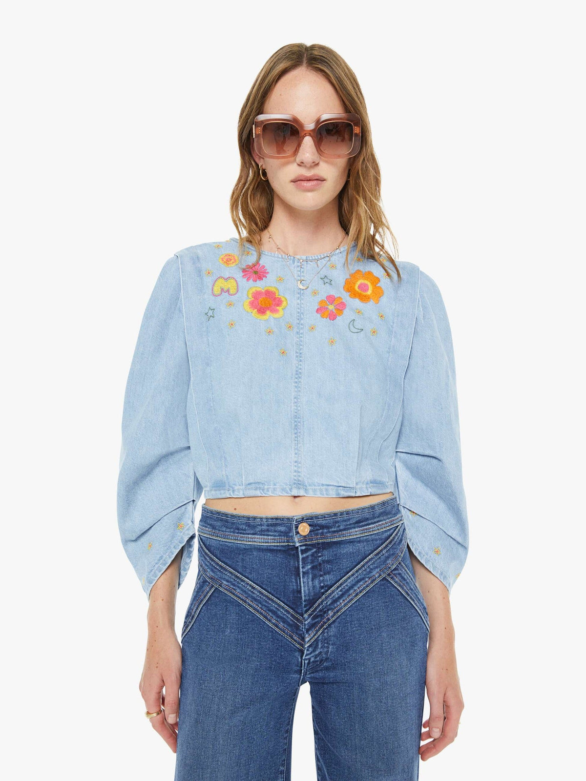 Mother Denim The Newbie Ankle Fray Prized Possession