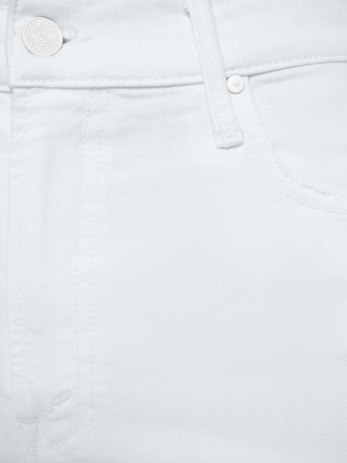 Mother Denim The Kick It White