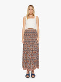 Mother Denim Natalie Martin Bella Skirt VINTAGE FLOWERS SLATE
