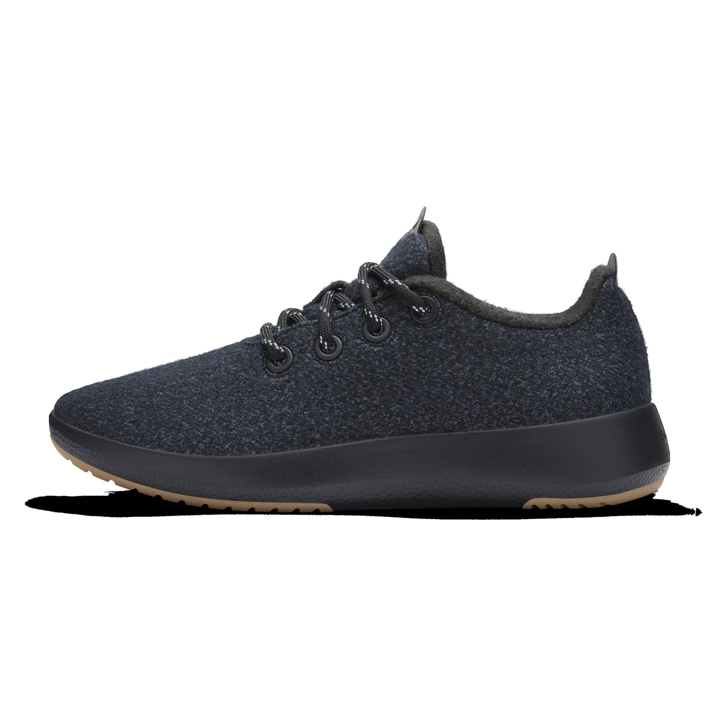 Women's Wool Runner-up Mizzle - Natural Black (Rugged Khaki Sole)