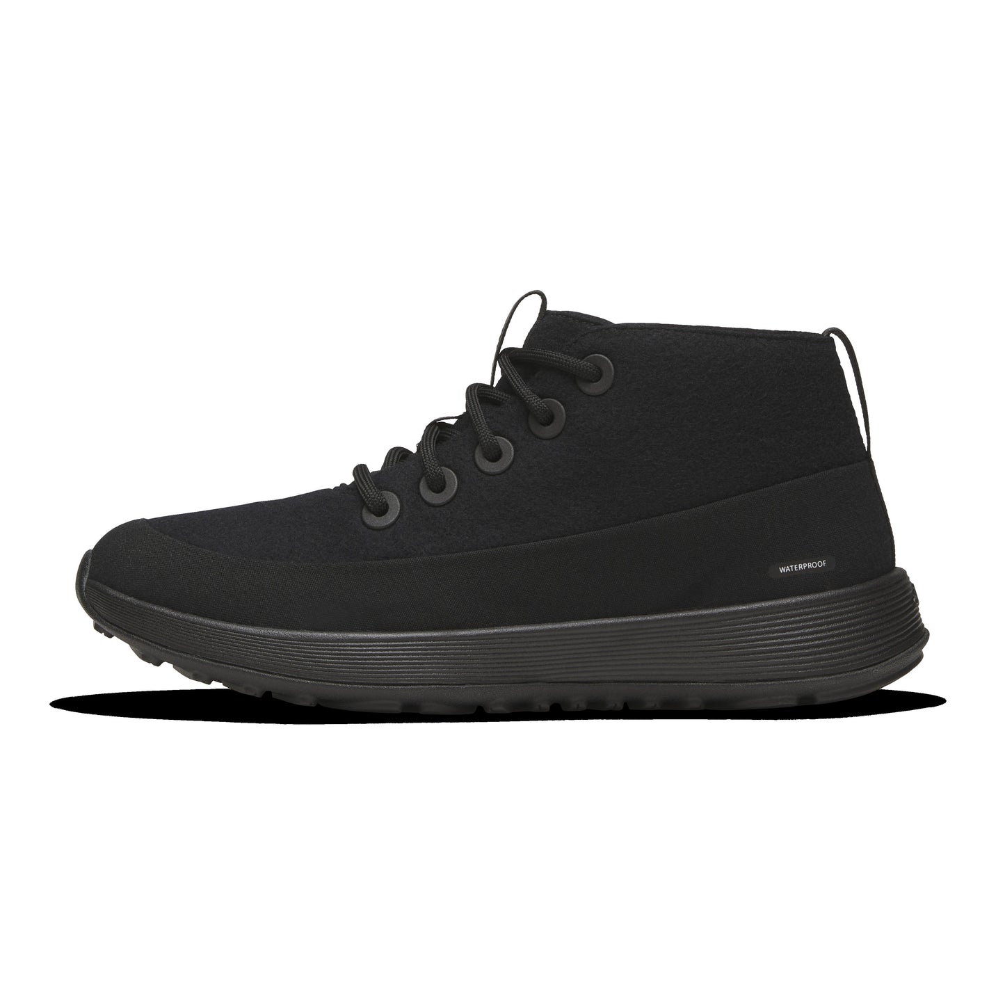 Men's Wool Runner NZ Mid Waterproof - Natural Black (Natural Black Sole)