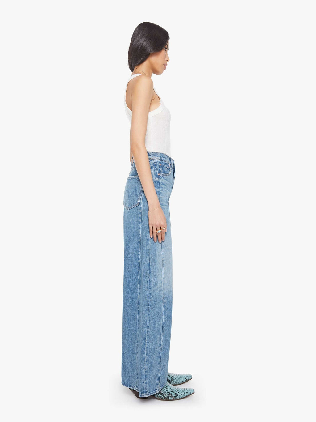 Mother Denim XiRENA Beau Shirt Blue (Medium)