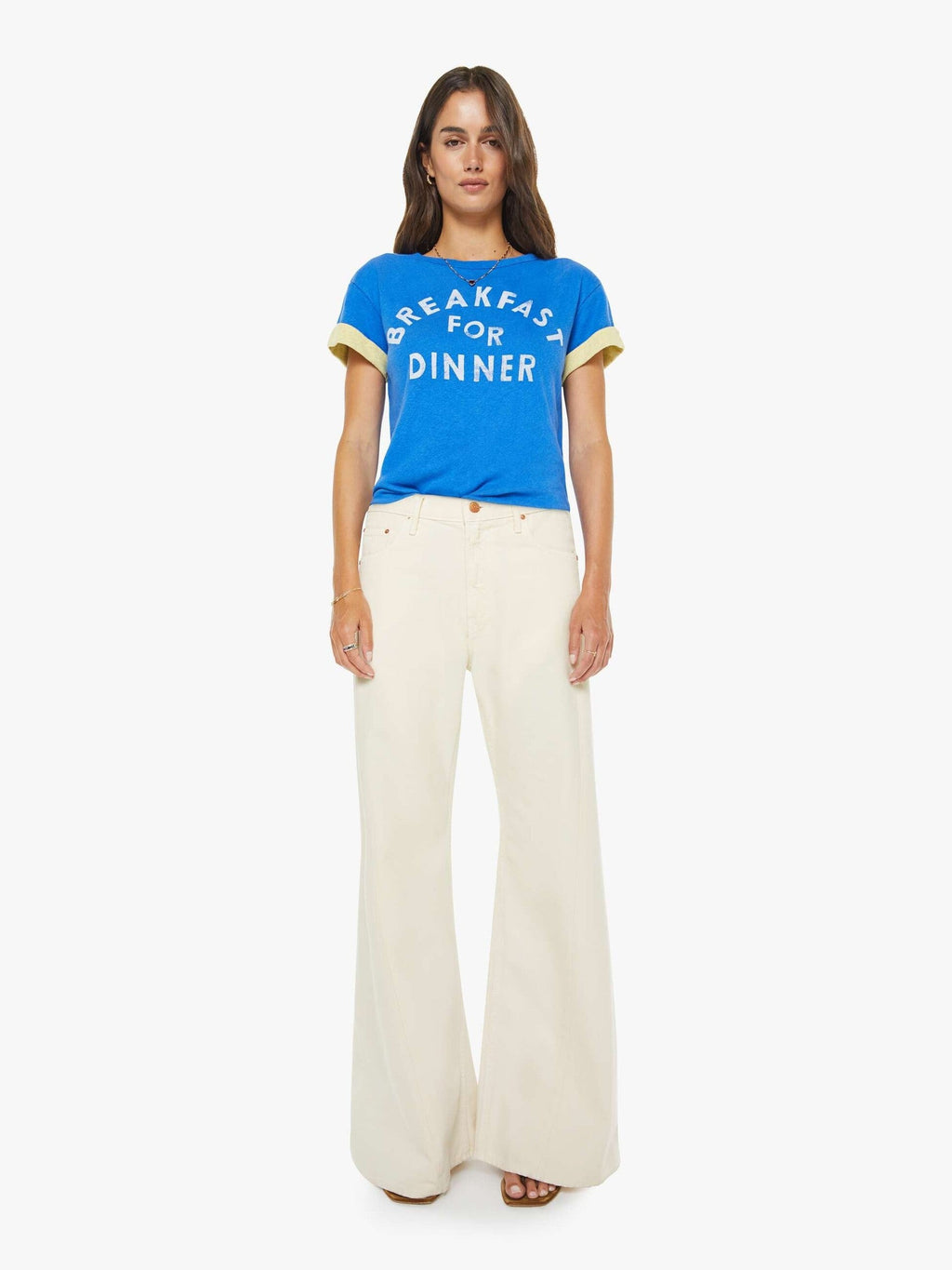 Mother Denim The Double Rowdy Blue (Medium)
