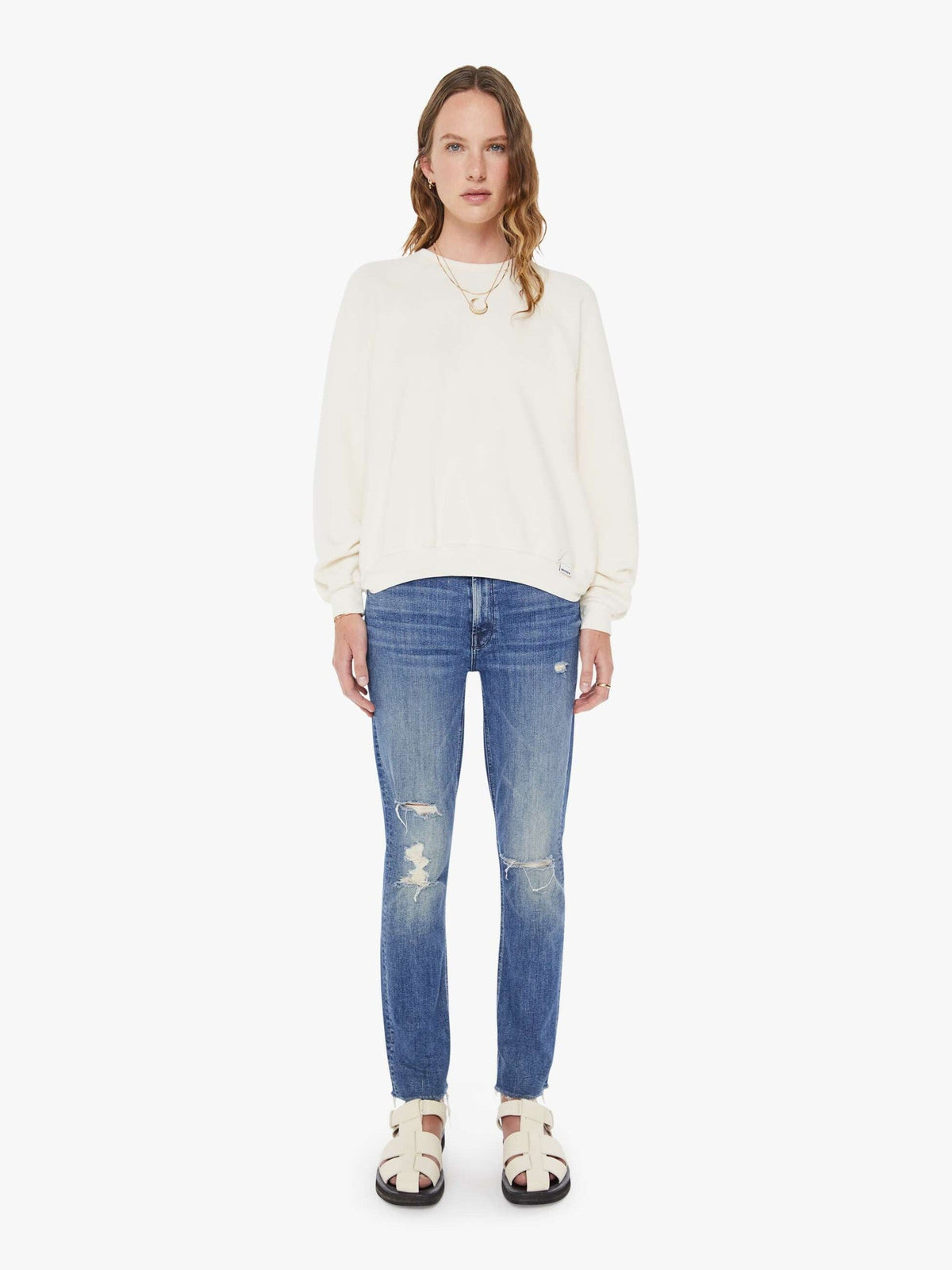 Mother Denim The Biggie Concert White (Open)
