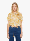 Mother Denim The Party In The Back Shirt Flower Notes
