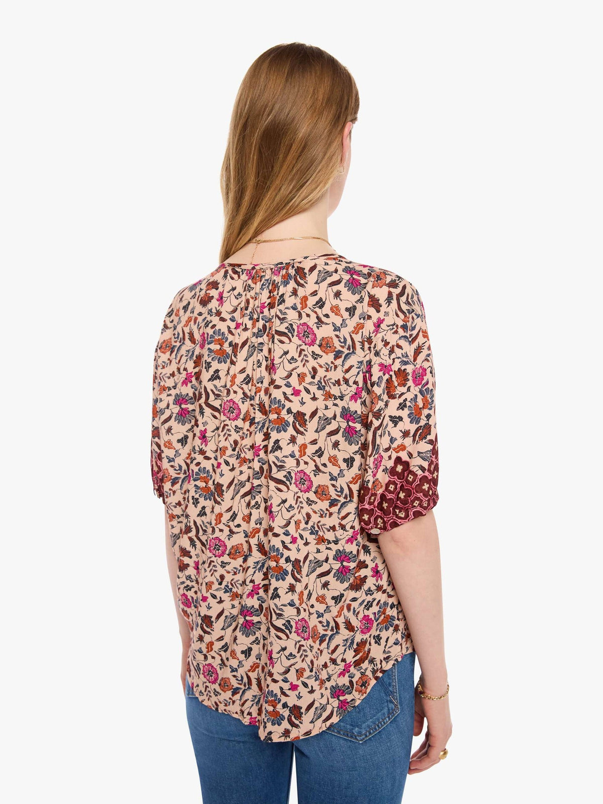 Mother Denim Natalie Martin Violet Top WILDFLOWER SPICE