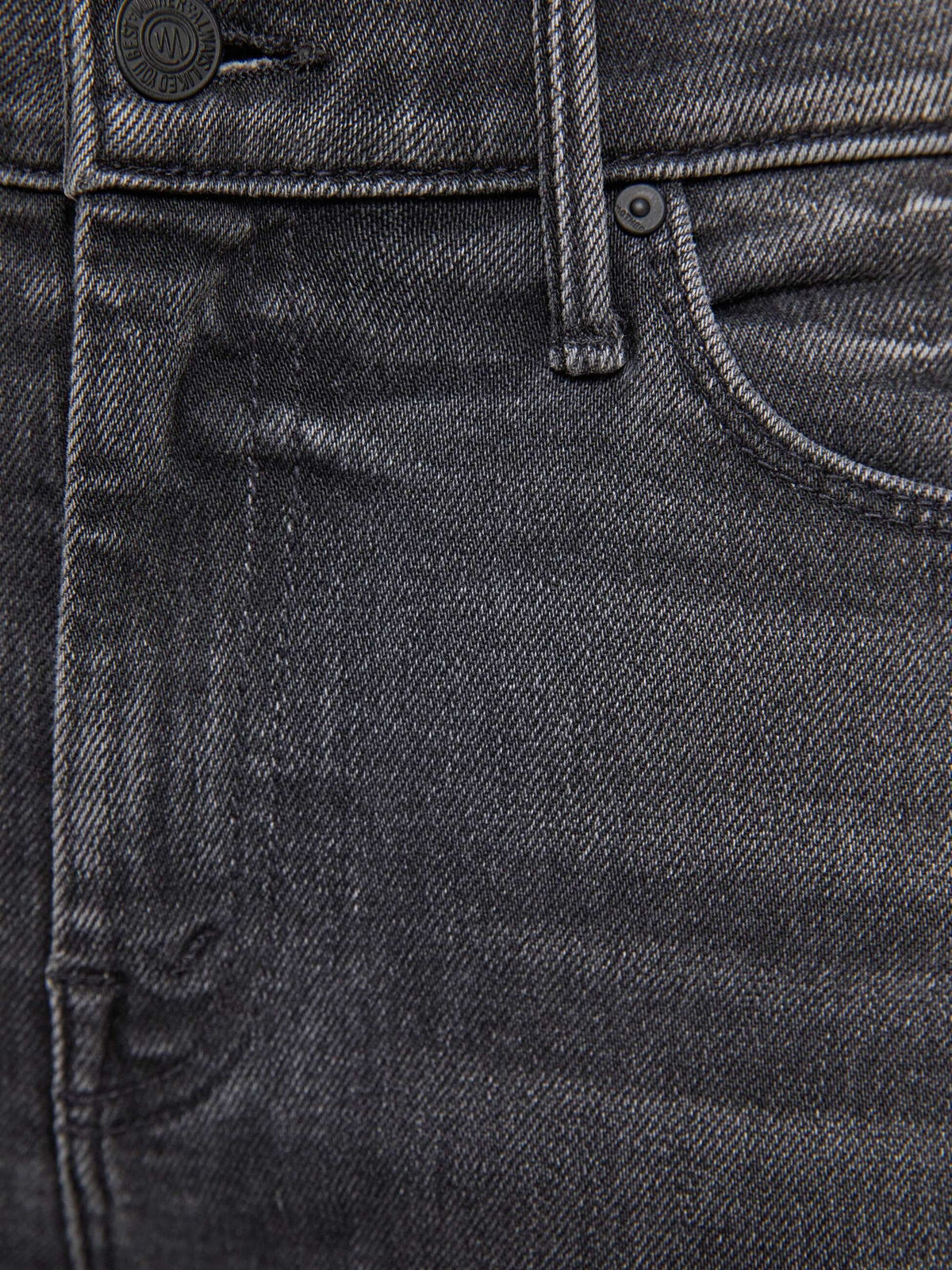 Mother Denim MadeWorn Run DMC Tee Black (Charcoal)