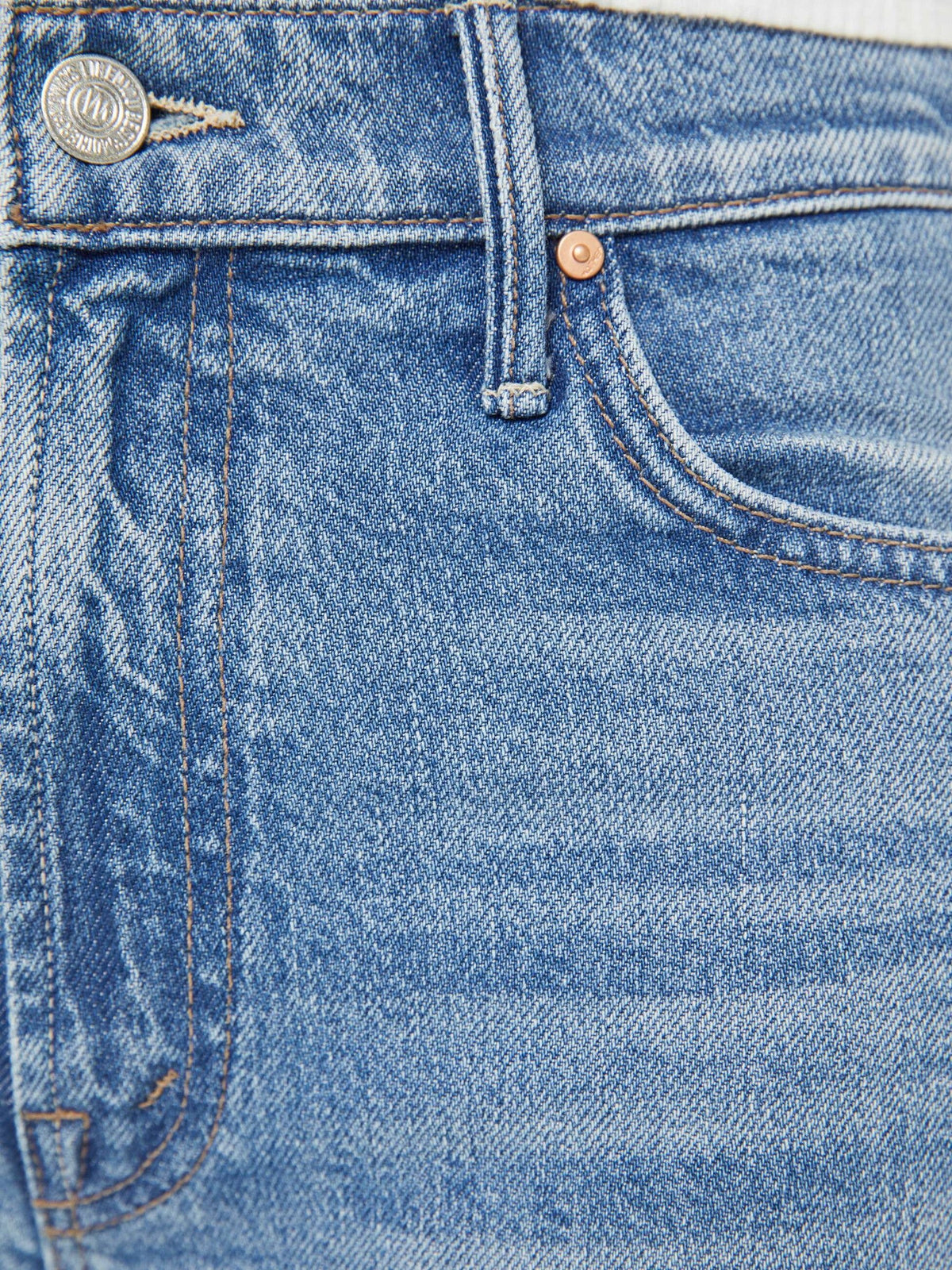 Mother Denim The Kick It Ankle Birds Gone Wild