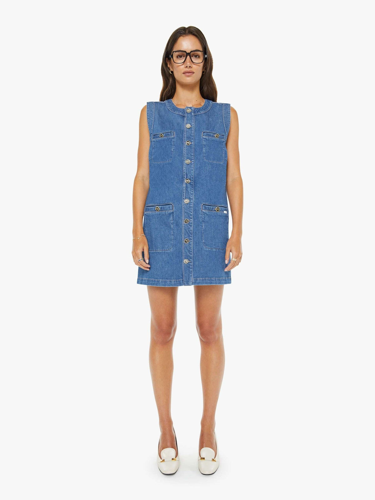 Mother Denim The Stashed Picky Mini Dress Whisk Me Away