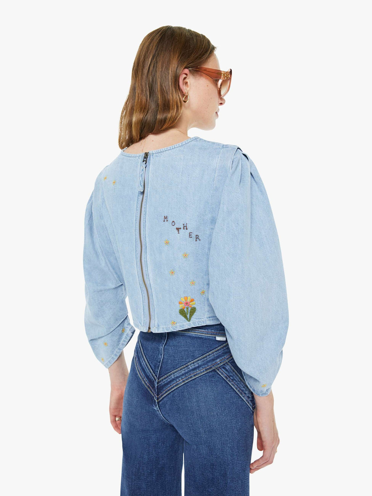 Mother Denim The Newbie Ankle Fray Prized Possession