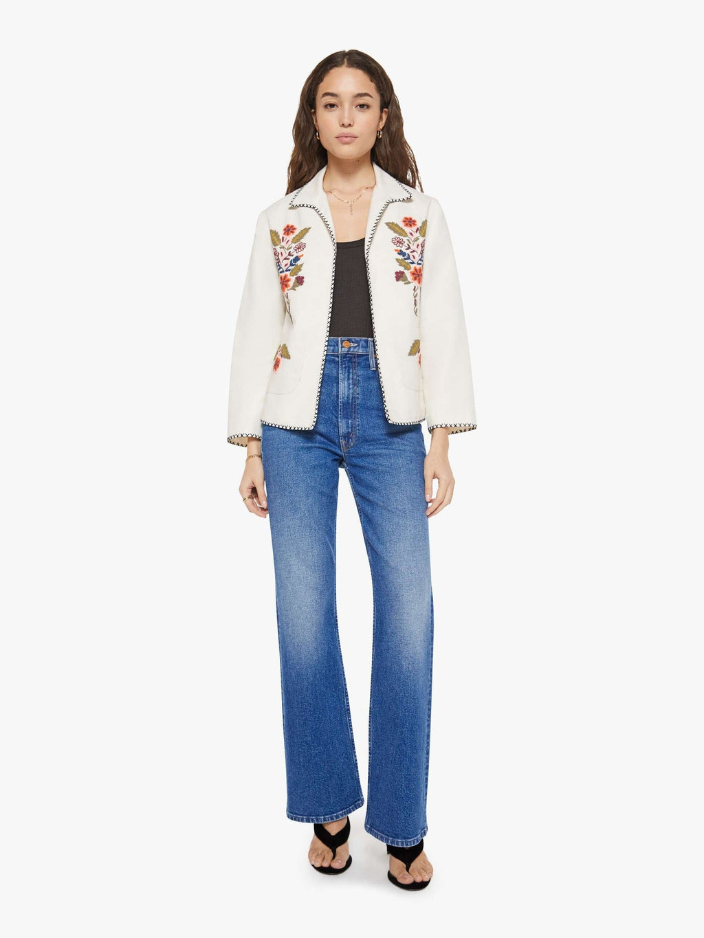 Mother Denim Alix of Bohemia Francis Jacket HEIRLOOM FLORA