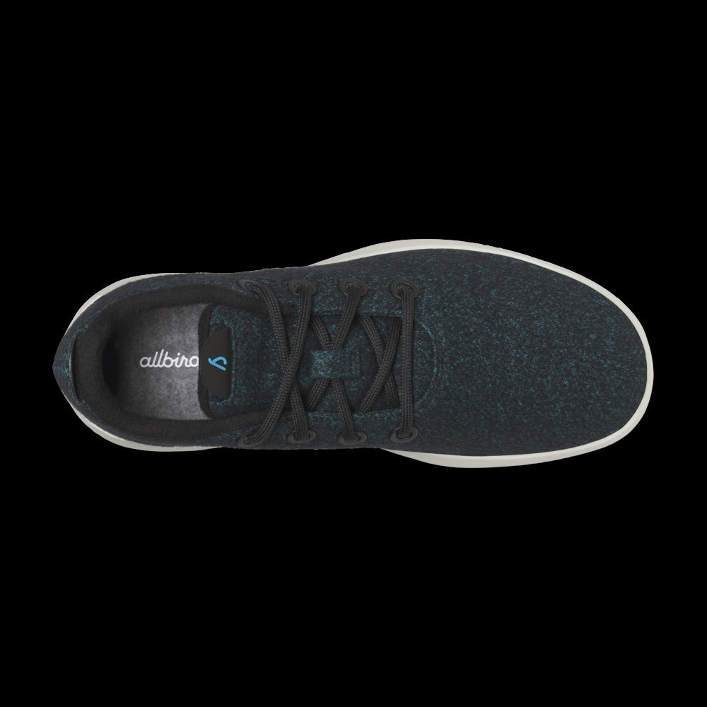 Women's Wool Runner Mizzle - Natural Black/Chasm Teal (Stony Cream Sole)