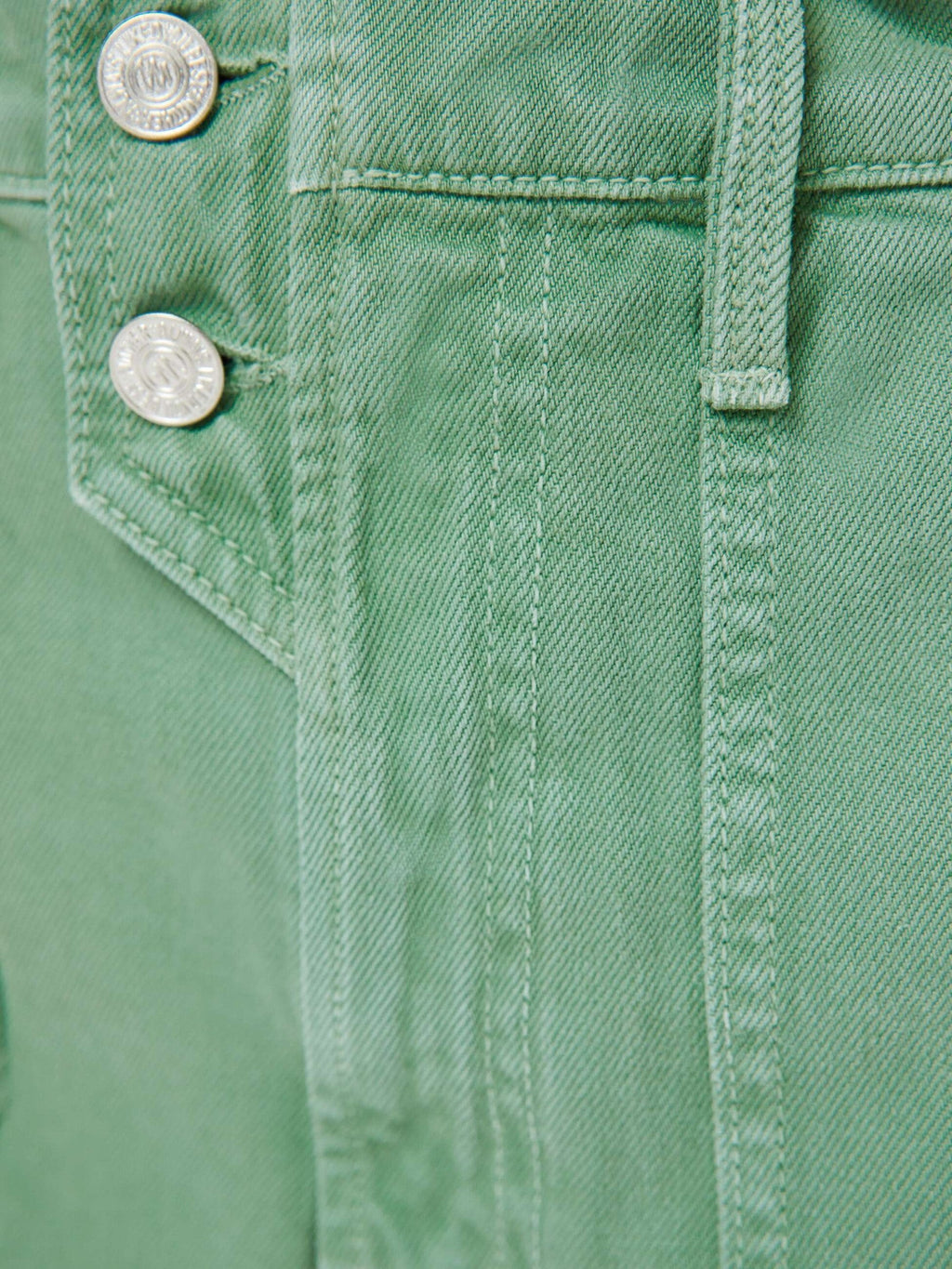 Mother Denim The Detour Short Creme De Menthe