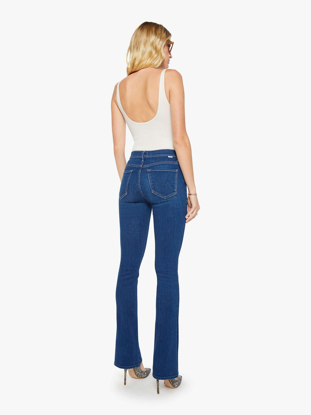 Mother Denim The Party In The Back Shirt Flower Notes