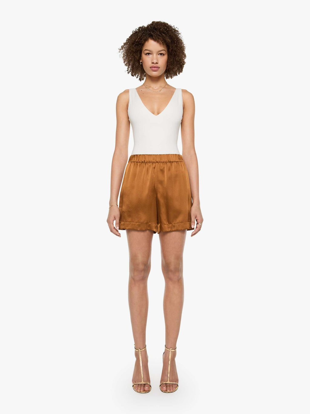 Mother Denim SABLYN Brynn Short TOBACCO