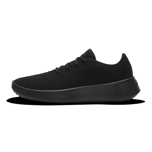 Men's Wool Runner Go - Natural Black (Natural Black Sole)