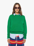 Mother Denim The Logo Jumper Green