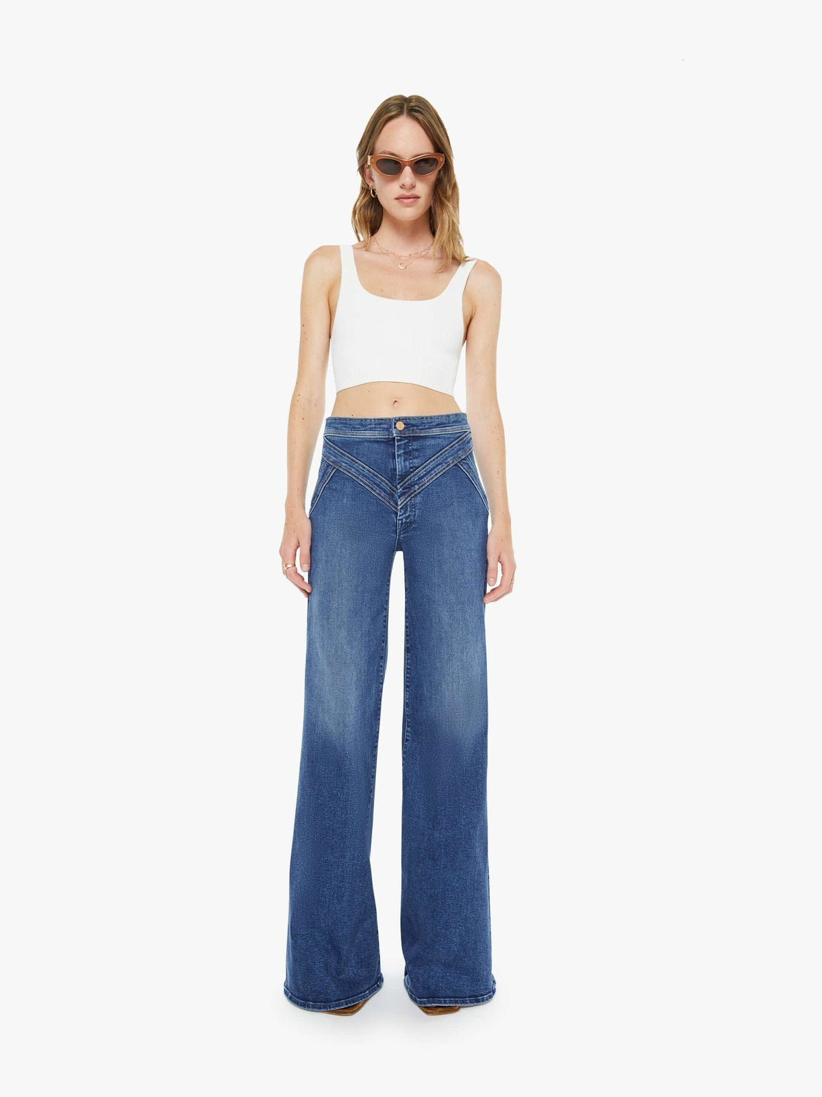 Mother Denim The Criss Cross Roller Heel Prized Possession