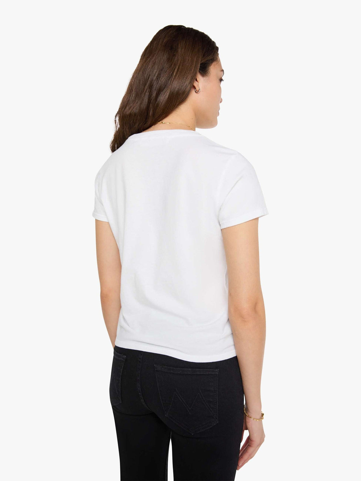 Mother Denim The Insider Crop Step Fray Blue (Medium)