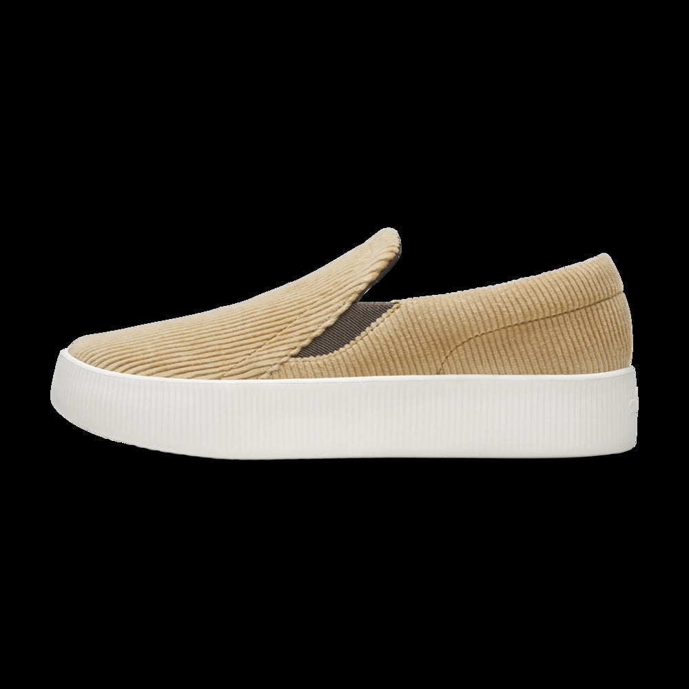 Women's Lounger Lift - Corduroy - Stony Beige (Natural White Sole)
