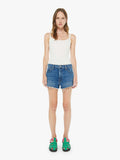 Mother Denim The Dodger Short Short Fray Green Thumb