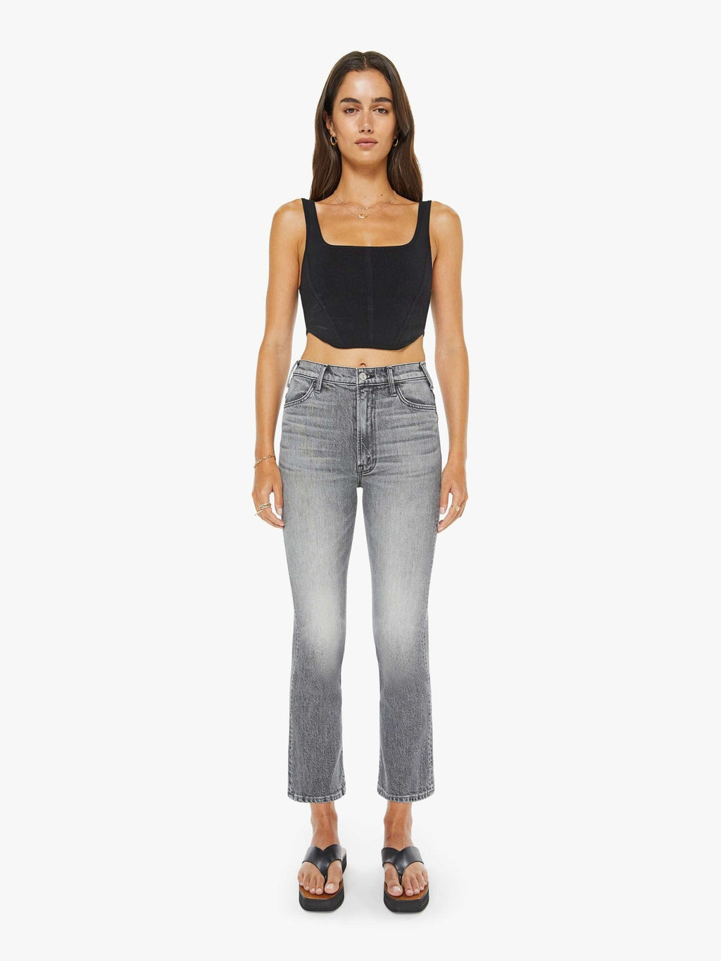 Mother Denim The Hustler Ankle Bait And Switch
