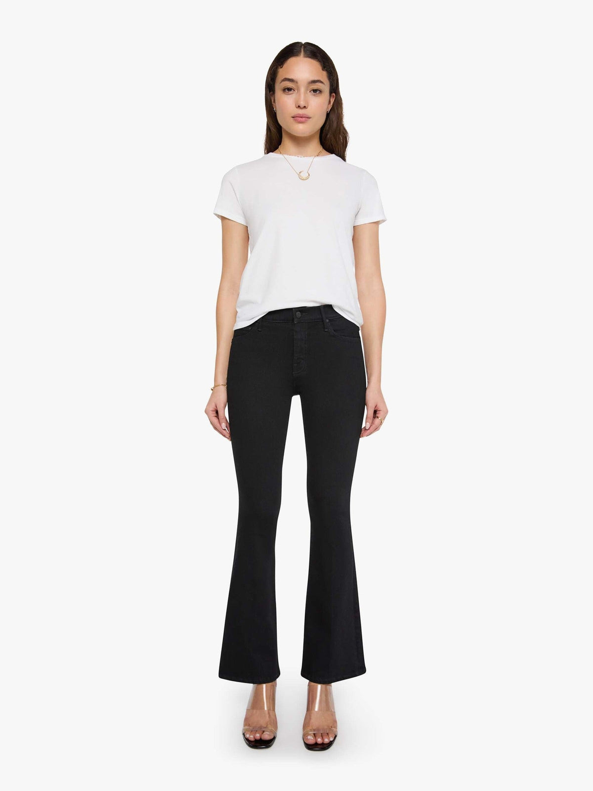 Mother Denim The Half-Pipe White (Natural)