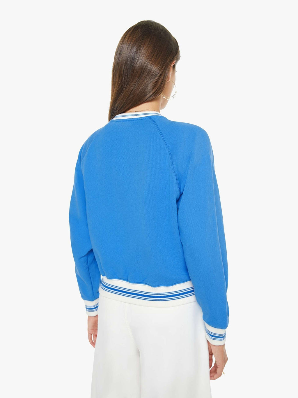 Mother Denim The Undercover Lace Up Sneak White
