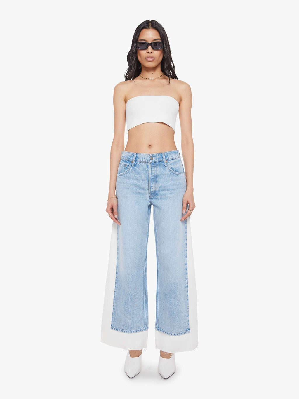 Mother Denim SNACKS! The Nacho Double Dip Nerdy Fray Deep Fried