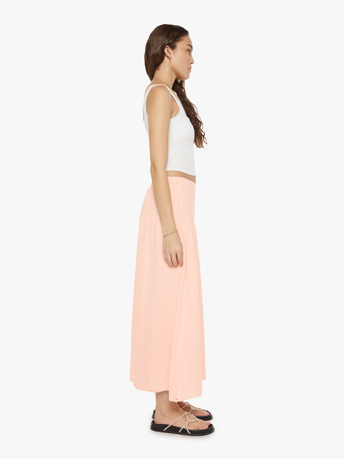 Mother Denim XiRENA Evelyn Skirt PINK DAWN