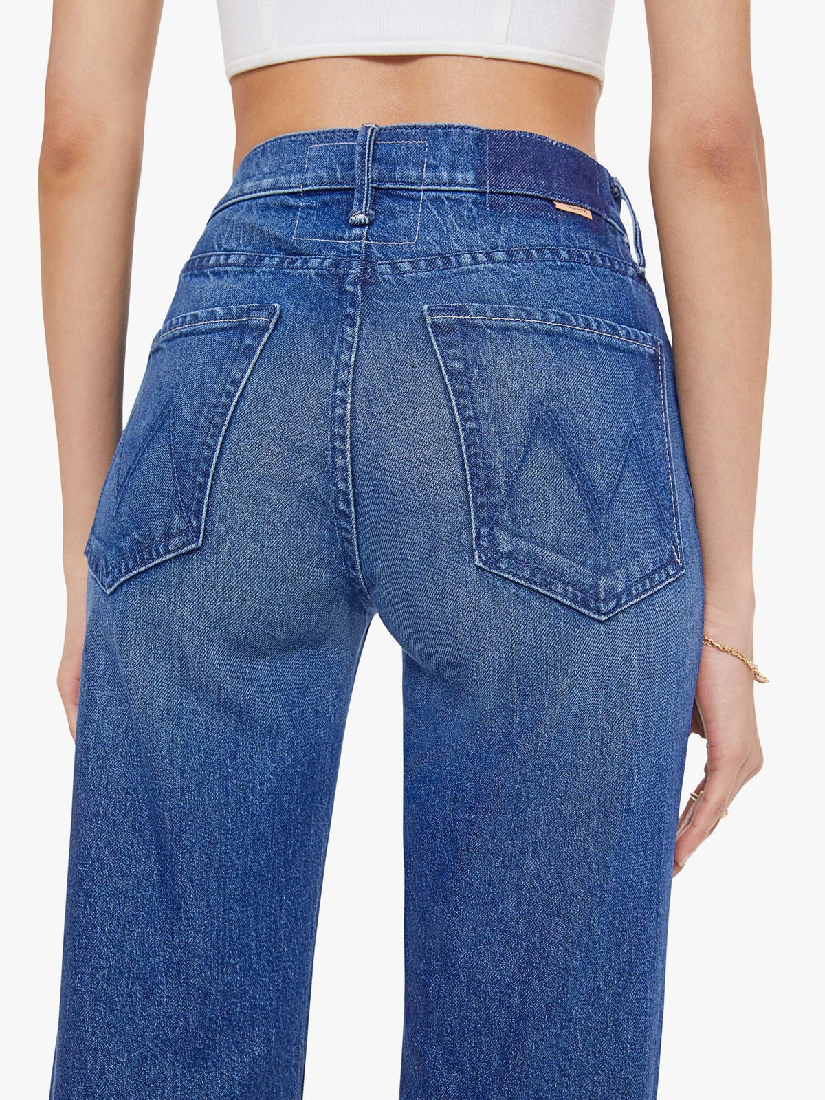 Mother Denim The Itty Bitty Ringer Fluff