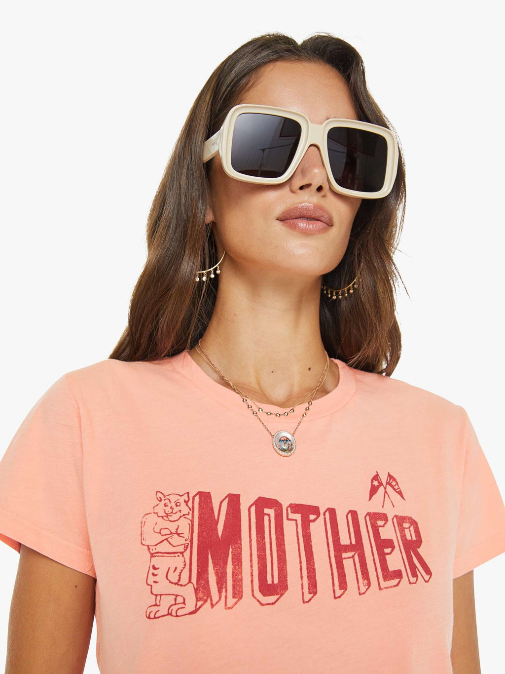 Mother Denim The Dodger Sneak Caramel