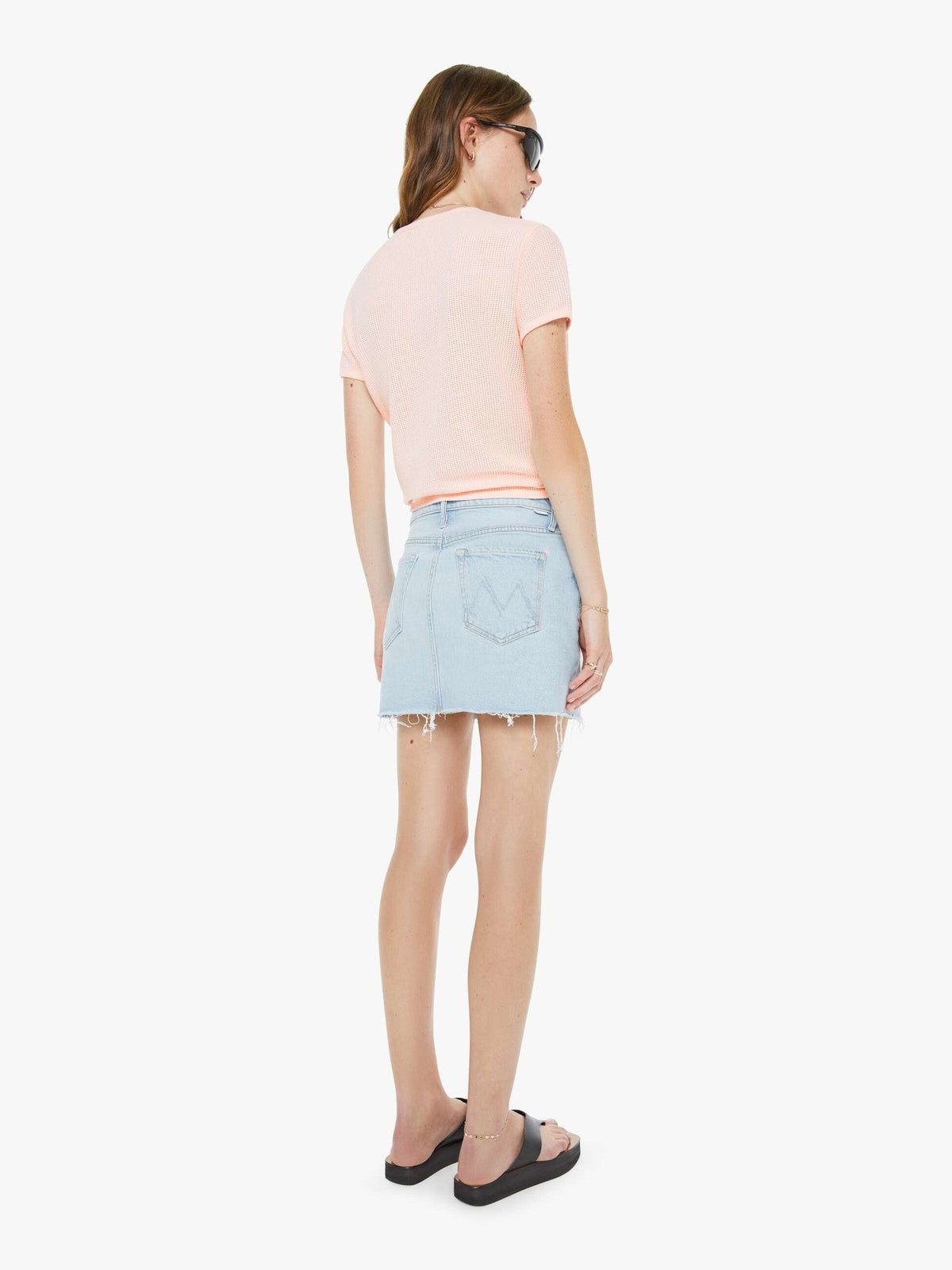 Mother Denim The Vagabond Mini Fray Bring The Cooler