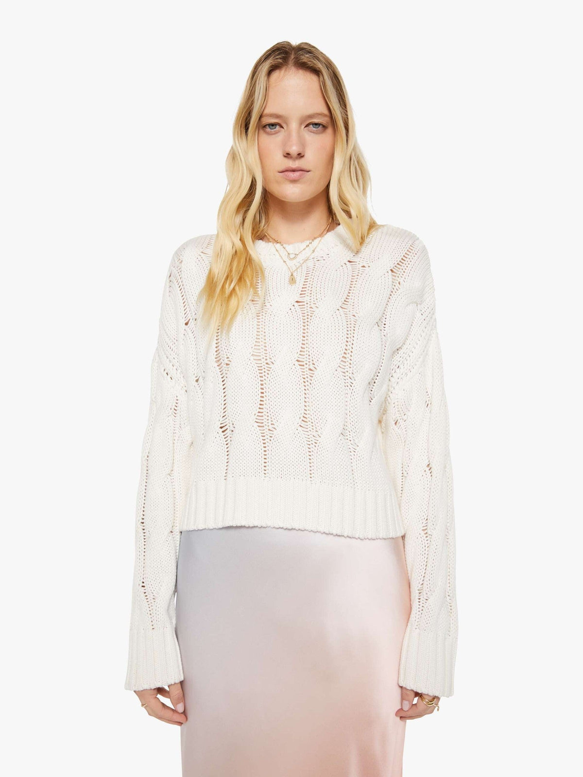 Mother Denim SABLYN Tristan D Pullover GARDENIA