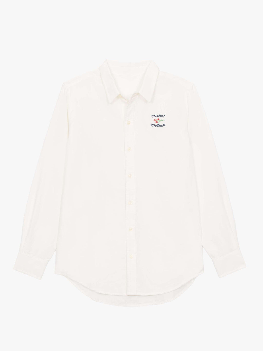 Mother Denim THE BESTIE OFFICE HOURS MERCI White
